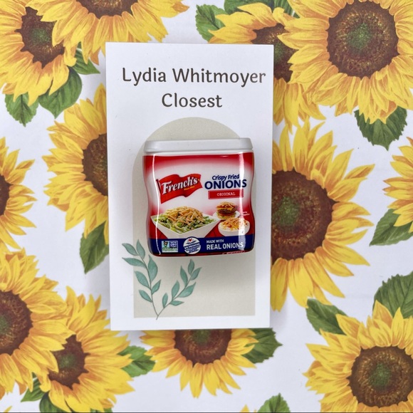 French’s Crispy Fried Onions Pin | Handmade | Mini Brands | NWOT | Quirky | Fun - Picture 16 of 16